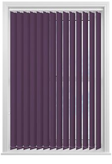 Trinity (FR Blackout), Venetian Purple - Vertical Blind